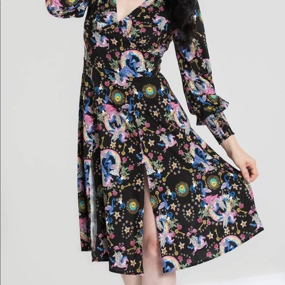 ISO: Hell Bunny Moon Dance Unicorn Dress 2XL-4XL - Picture 2 of 4
